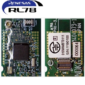 評価キット・ターゲットボード：R8C/3MQ無線モジュール