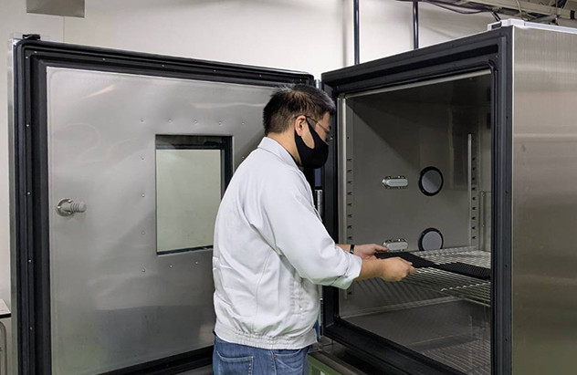 装置が正常に動くか確認